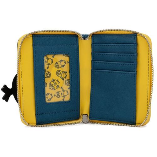 LOUNGEFLY MINION TRIPLE MINION BELLO ZIP AROUND WALLET slika 3