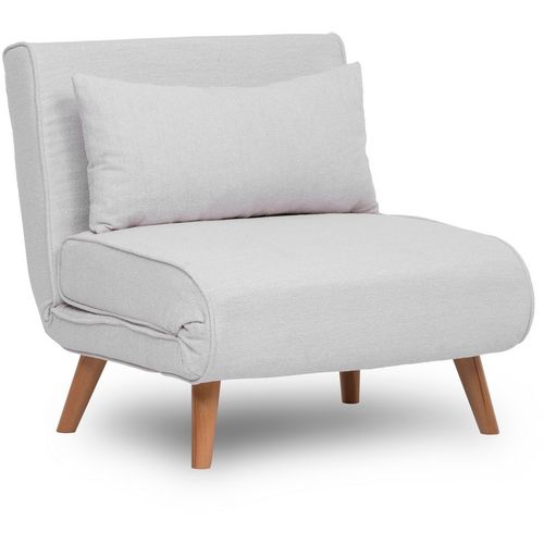 Folde Single - Teddy Fabric - Cream Cream 1-Seat Sofa-Bed slika 8