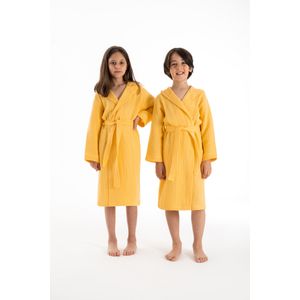 Muslin - Yellow Yellow Kid's Bathrobe