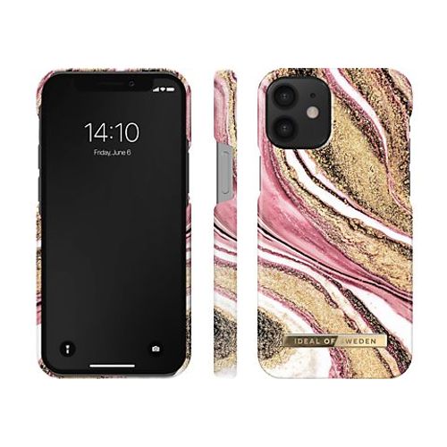 iDeal of Sweden Maskica - iPhone 12 mini - Cosmic Pink Swirl slika 1