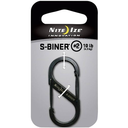 NITE Ize NI-SB2-03-01 karabiner  S-Biner Gr. 2  50 mm x 22 mm  1 St. slika 6