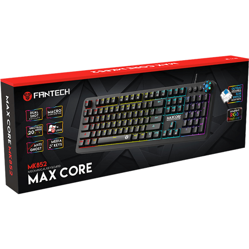 Fantech Tastatura sa pozadinskim osvjetljenjem, mehanička - MK852 Max Core Black slika 2