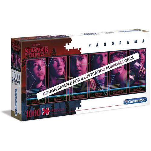 Stranger Things Panorama puzzle 1000pzs slika 2