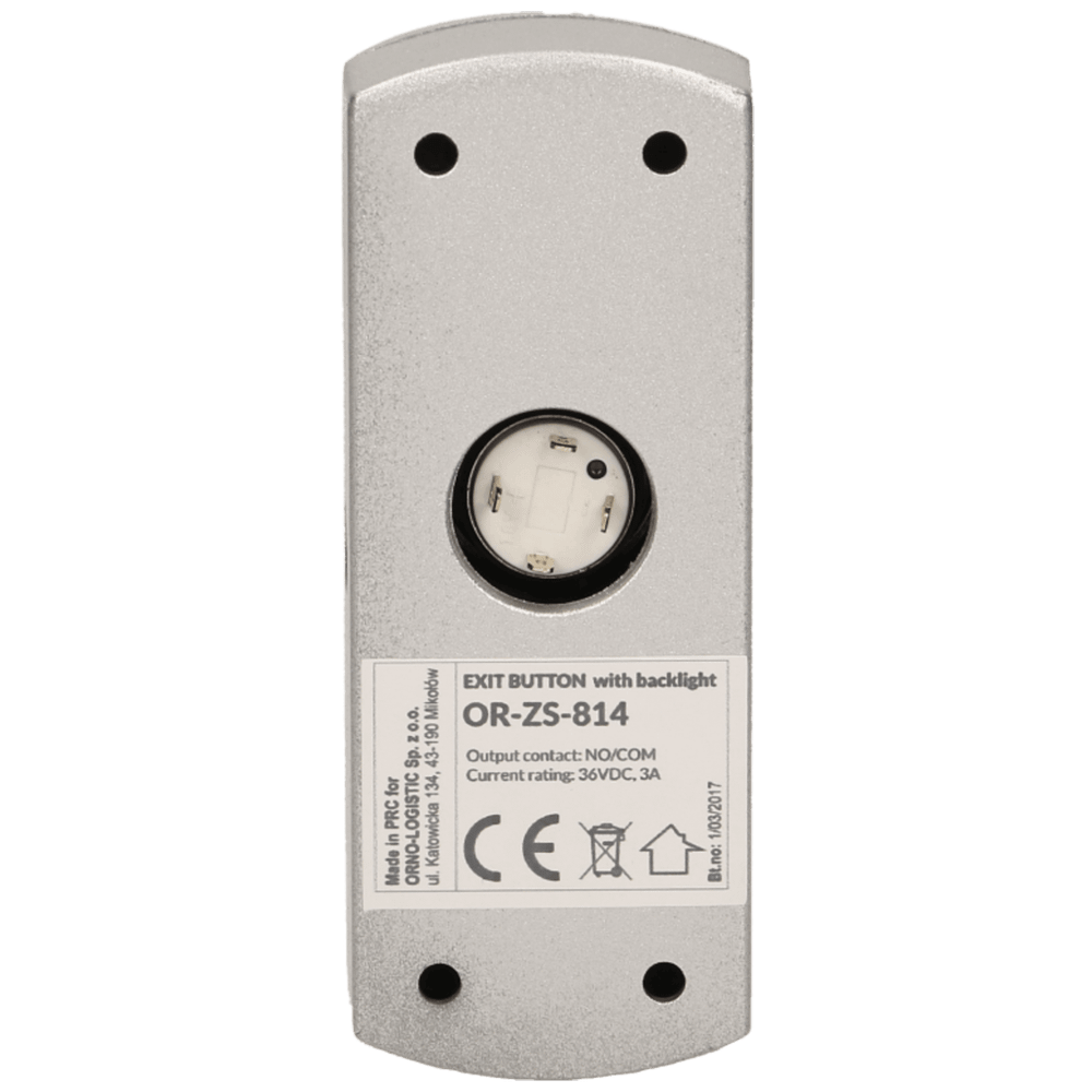 Orno EXIT tipka sa LED pozadinskim osvjetljenjem - OR-ZS-814 slika 4