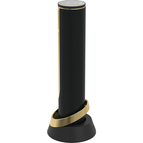 Prestigio Maggiore, smart wine opener, 100% automatic, opens up to 70 bottles without recharging, foil cutter included, premium design, 480mAh battery, Dimensions D 48*H228mm, black + gold color. slika 4