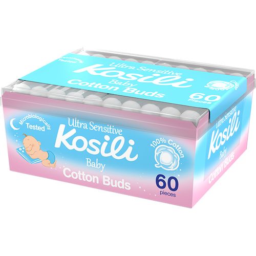 KOSILI Baby štapići za uši Ultra Sensitive 60kom slika 1