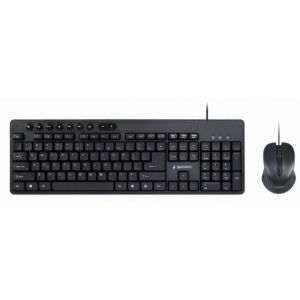 KBS-UM-04 Gembird Multimedia set mis + tastatura crni US layout A