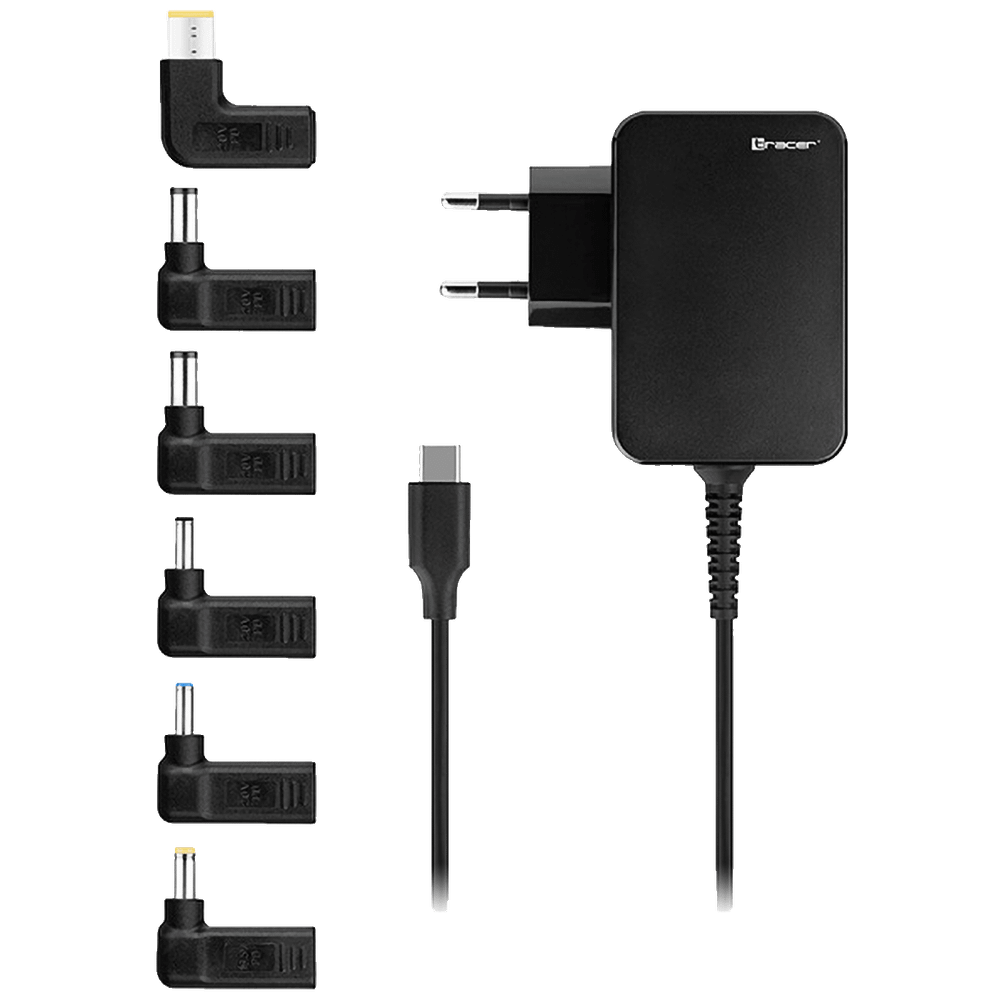 Tracer Punjač za laptop, univerzalni, 7u1, 65W - NOTEBOOK CHARGER PRIME 65W 7IN1 slika 2