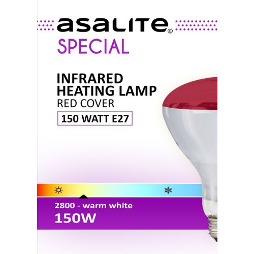 ASALITE IR žarulja E27 150W 2800K slika 3