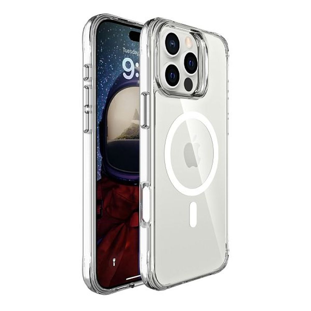 MM TPU IPHONE 16 PRO MAX DROP-PROOF PURE MAGSAFE Clear slika 2