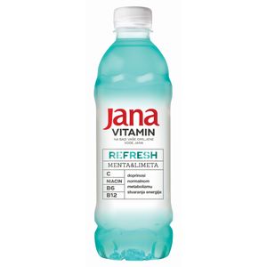 Jana Vitamin refresh menta&limeta 0,5l, pakiranje  6 komada