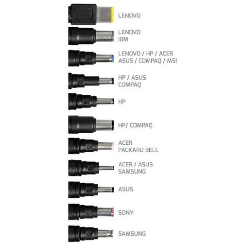 Punjač za laptop Port, univerzalni, 90W slika 1