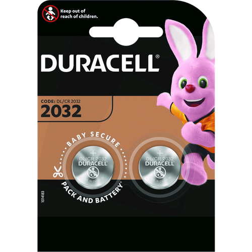 Duracell Baterija litijska, CR2032, 3V, dugmasta, blister 2 kom. - CR2032 B2 slika 1