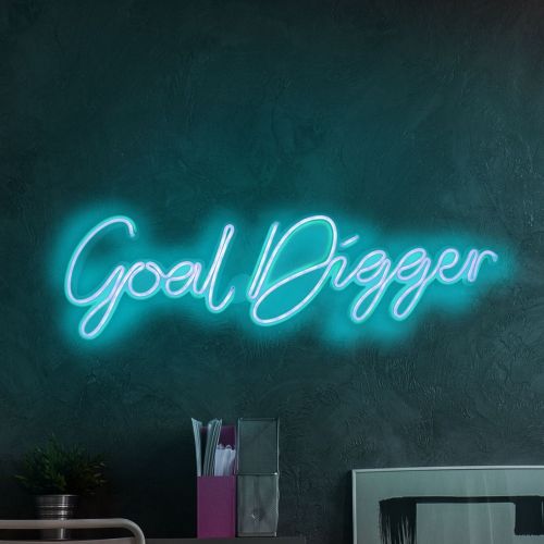 Wallity Ukrasna plastična LED rasvjeta, Goal Digger - Blue slika 7