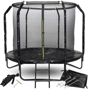 SKYFLYER vrtni trampolin crni - 244 cm