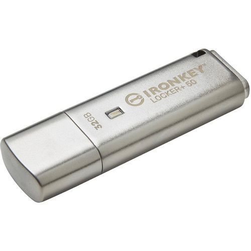 Kingston IKLP50/32GB 32GB IronKey Locker+ 50 USB-A 3.2, Hardware-encrypted USB Drive with XTS-AES Encryption slika 2