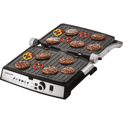 Goldmaster Grill kontaktni, granitni premaz, otvaranja za 180°, 2000W - GM-7450S Tostmix - Black slika 2