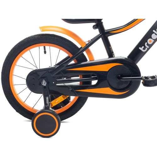 Dječji bicikl guralica Tracker 16" crno - narančasti slika 4