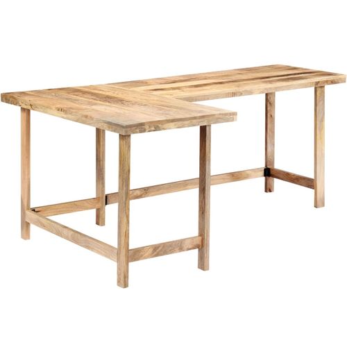 Radni stol od masivnog drva manga 180 x 120 x 76 cm slika 28