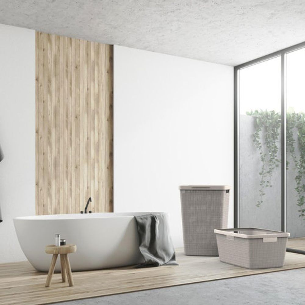 Korpa za veš 46L cisti bijela JUTE273320 slika 3
