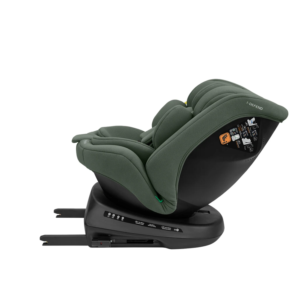 Kikka Boo Rotirajuća autosjedalica i-Defend 40-150cm i-Size Isofix, Army Green slika 7