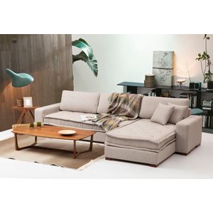 Atelier Del Sofa Kutna garnitura, LENA, desna, boja pijeska, Lena Corner (L3-CHL) - Sand Beige