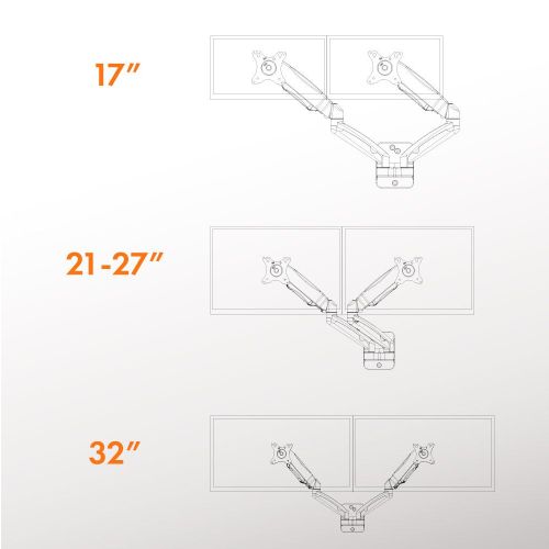 VonHaus nosač za dva monitora slika 17