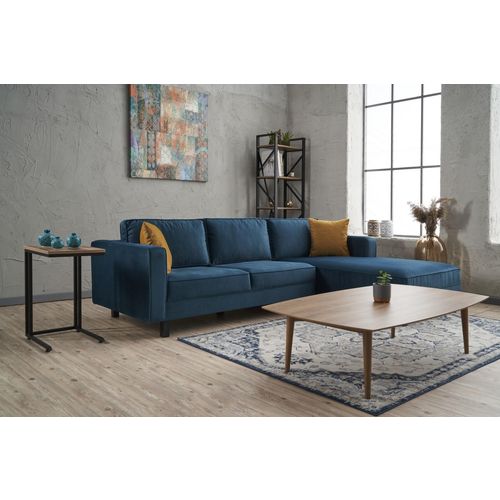 Kutna Sofa Kale Velvet Desno - Uljno Zelena slika 2