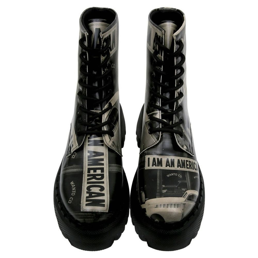 DOGO Duboke čizme Navy I am an American slika 1