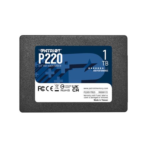 Patriot SSD P220 R550/W500, 1TB, 7mm, 2.5" P220S1TB25 slika 1