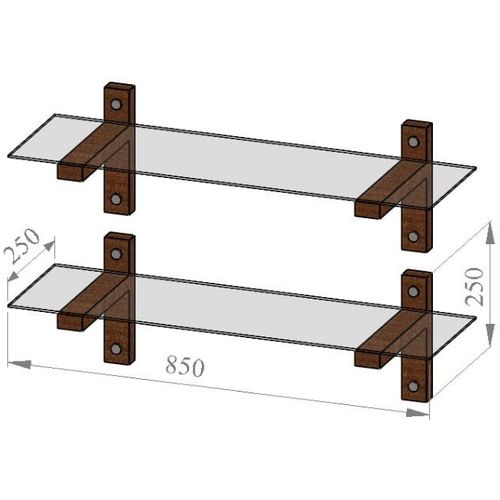 R202 Walnut
Fume Wall Shelf slika 8