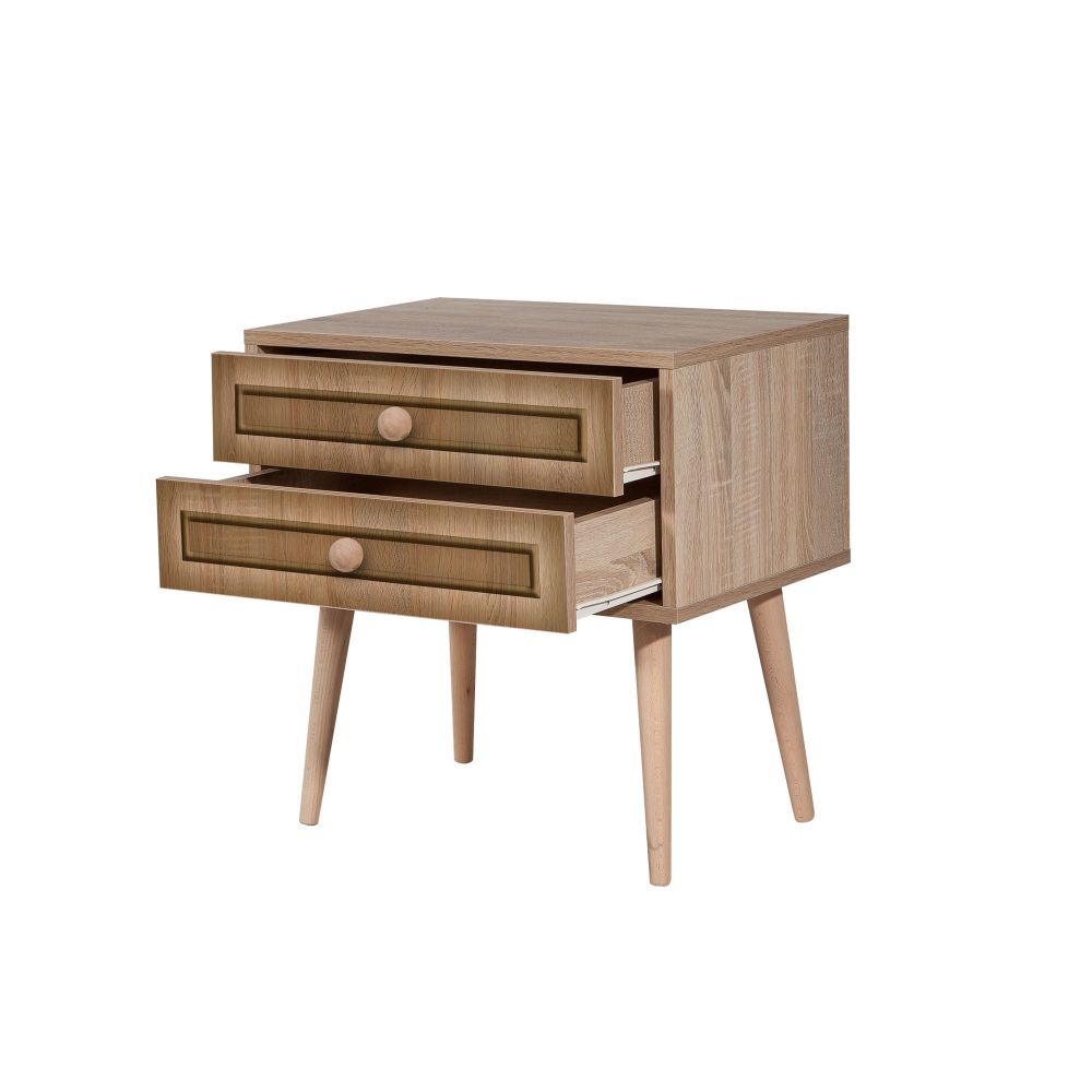 Noćni ormarić Two - 420 Sonoma Oak slika 4