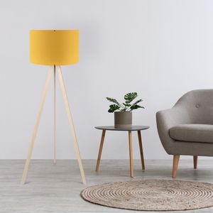 AYD-1566 Žuto-Krem Podna Lampa