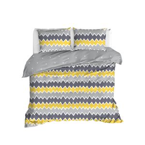 L'essential Maison Zigros - Yellow Yellow
Grey Ranforce Double Duvet Cover Set