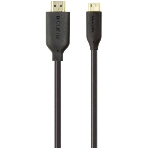 Belkin HDMI priključni kabel HDMI A utikač, HDMI Mini C utikač 1.00 m crna F3Y027bf1M-P audio povratni kanal (arc), start/stop funkcija, Ultra HD (4K) HDMI HDMI kabel slika 3