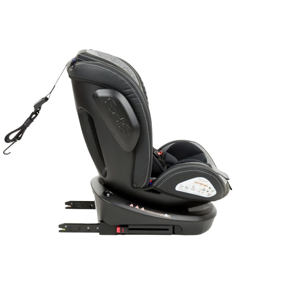 Kikka Boo Rotirajuća autosjedalica Stark 0-36kg Isofix Light Grey slika 4