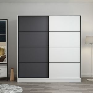 Kale - 7158 White
Anthracite Wardrobe