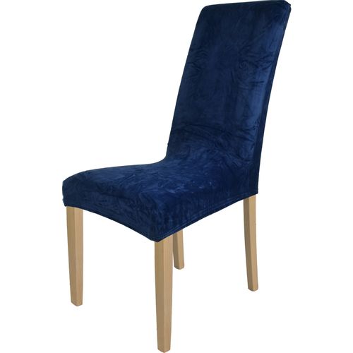 Navlaka za stolicu rastezljiva tamno plava boja slika 1
