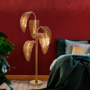 Palm 13925 - Zlata Lampa za Pod