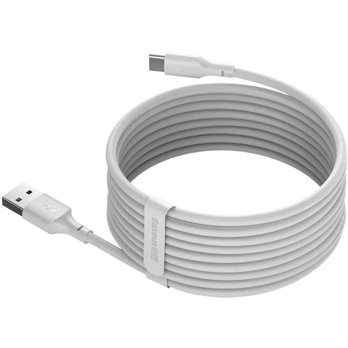 Baseus Simple Wisdom Data Cable Kit USB to Type-C 5A (2kom/Set）1.5m bijeli slika 5