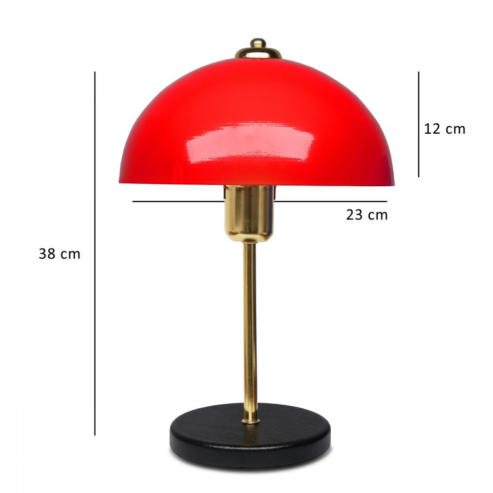 Crvena Stolna Lampa AYD-3680 slika 3