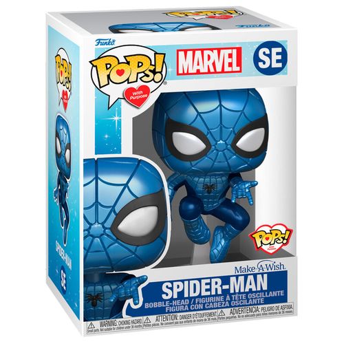 POP figura Marvel Make a Wish Spiderman Metallic slika 2