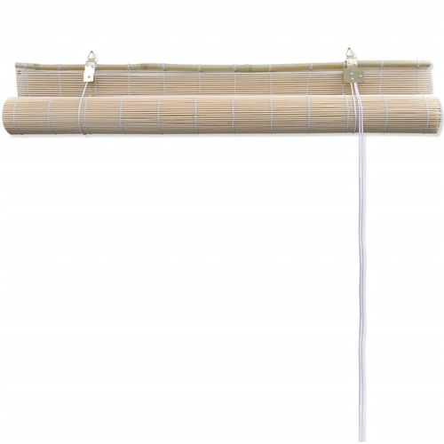 Rolete za zatamnjivanje od bambusa 140x220 cm prirodna boja slika 10