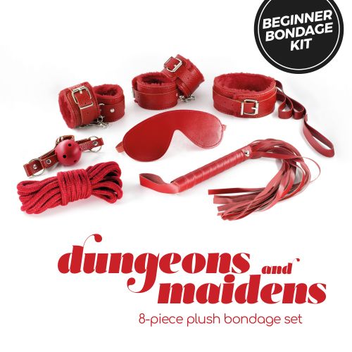 CRUSHIOUS DUNGEONS &amp;amp; MAIDENS BDSM KIT RED slika 12