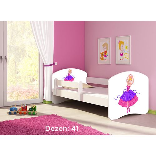 Deciji krevet ACMA II 160x80 + dusek 6 cm WHITE41 slika 1