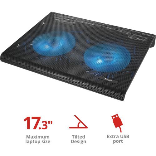 Trust Azul stalak za laptop sa dva rashladna ventilatora slika 2