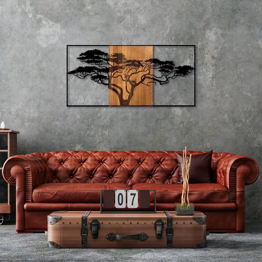 Dekorativni Zidni Ukras - Acacia Tree 328 u Boji Crnog Oraha slika 2