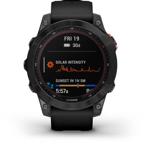 Garmin Fenix 7 SOLAR Slate Gray crni remen slika 4