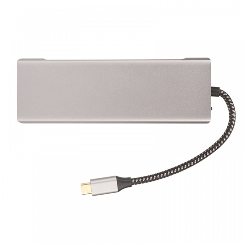 Adapter Type C na HDMI, Type C, PD, USB 3.0, USB 2.0, SD card, TF i M.2 NVMe 8 u 1 20cm kabl slika 11