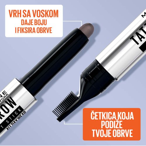 Maybelline New York Tattoo Brow Lift Stick olovka za obrve 00 Clear slika 3